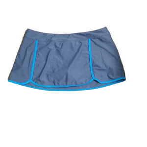 Free Country Skirt Athletic Athleisure Gray Blue